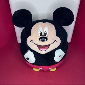 TY Disney Mickey Mouse Beanie Ball Puffies Plush-Medium 9” Round Weighted Ball